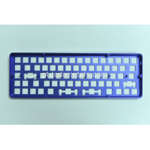 Corte de laser de carimbo de chapas de teclado anodizado